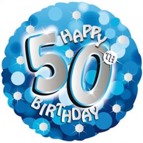 Happy 50th Birthday Helium Balloon - Top-Rated